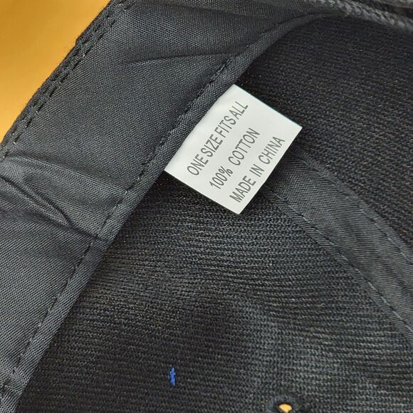 Embroidered Shut Up & Fish Fishing Hat Black Adjustable Hook & Loop Trucker Cap - Picture 14 of 16